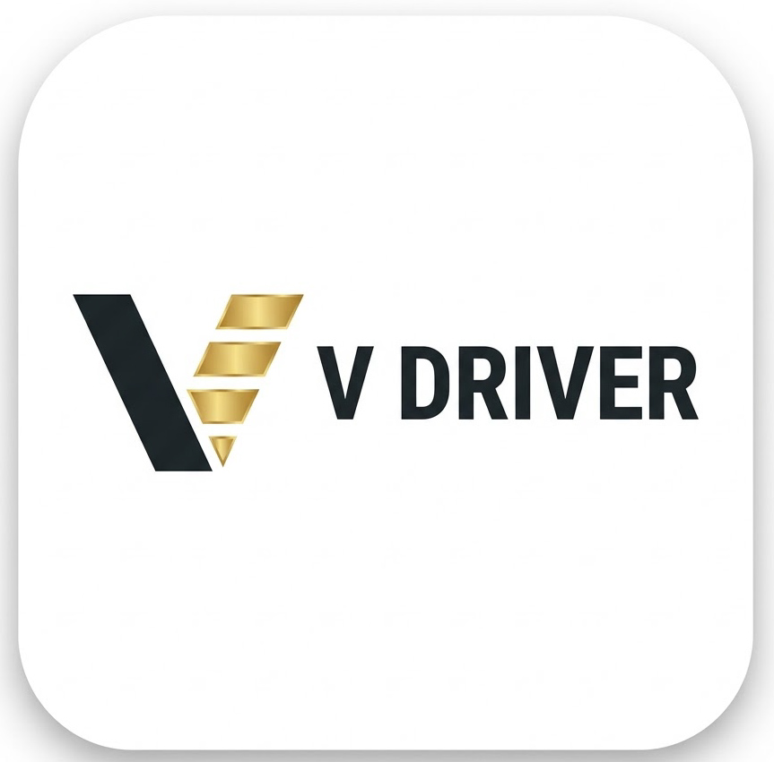 V DRIVER Logo